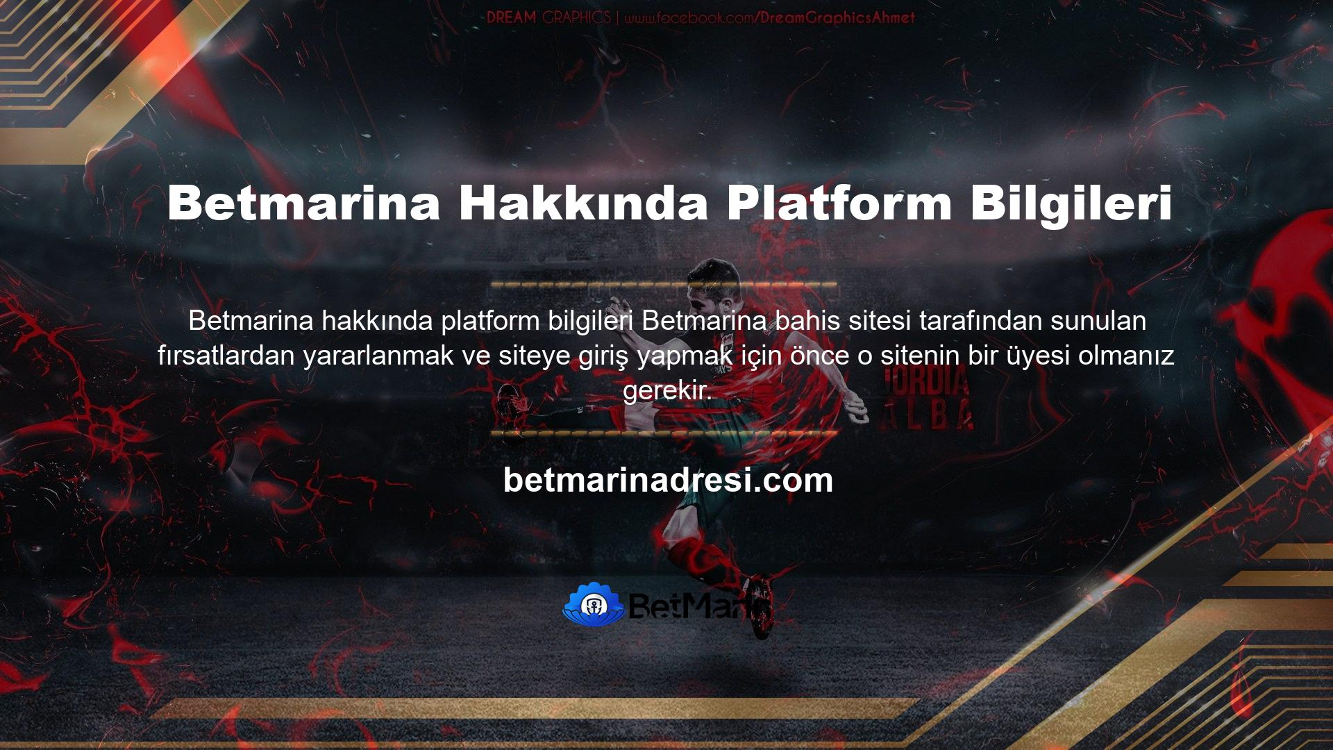 Programa başlamak için, sitenin geçerli adresindeki 'Member' sekmesine tıklayın